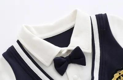Baby Summer Cotton Bow Tie Romper Dress Only (0 to 18 months)_img_3