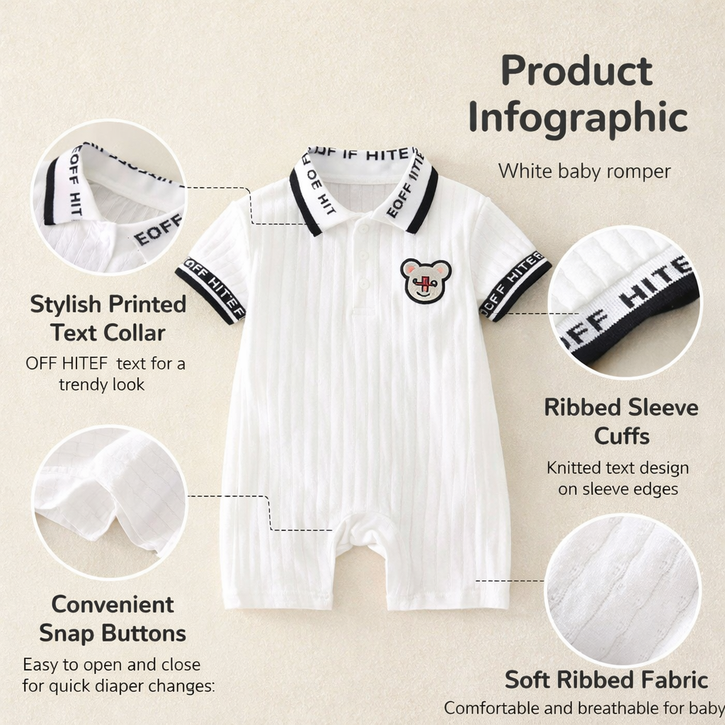 Baby Summer Cotton Hiteoff Romper Dress Only (0 to 18 months)_img_3