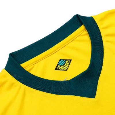Men's Brazil Football World Cup 2026 Dri-FIT Home Jersey – Breathable Premium Yellow Brasil Football Official Jersey_img_8