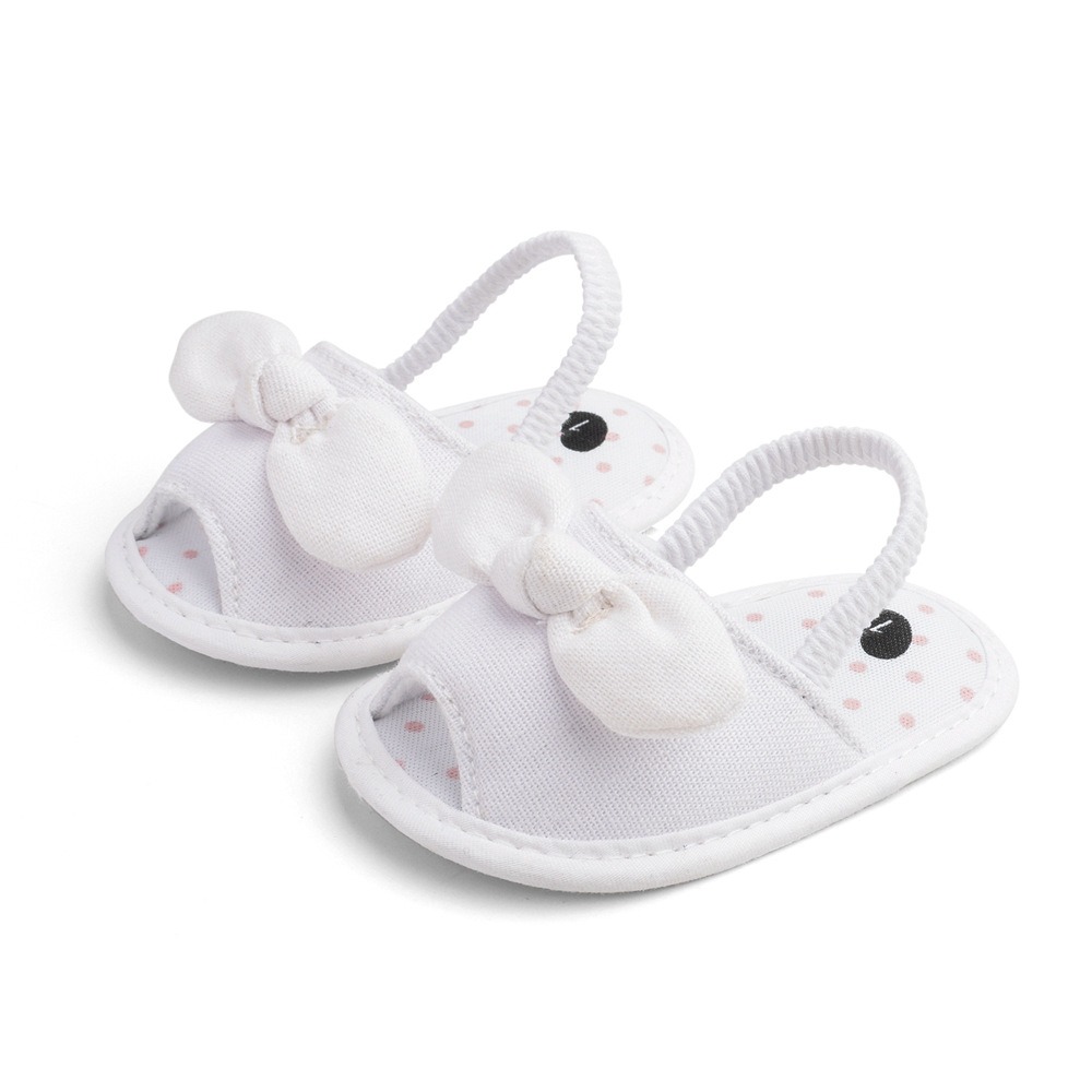 Baby Girls Soft Bow Sandals | Breathable Anti-Slip First Walker Shoes (0–10 Months)