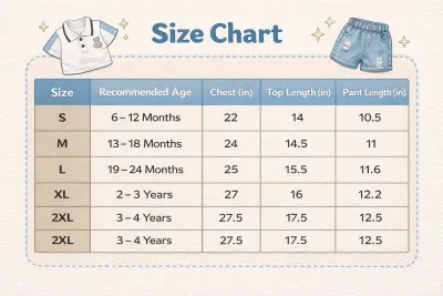 Baby Boy Stylish Polo T-Shirt & Denim Shorts Summer Set (6 Months – 3 Years)_img_10