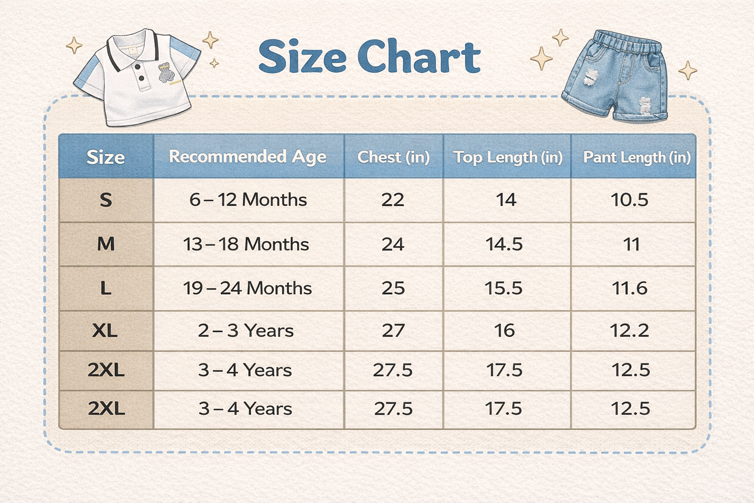 Baby Boy Stylish Polo T-Shirt & Denim Shorts Summer Set (6 Months – 3 Years)_img_10