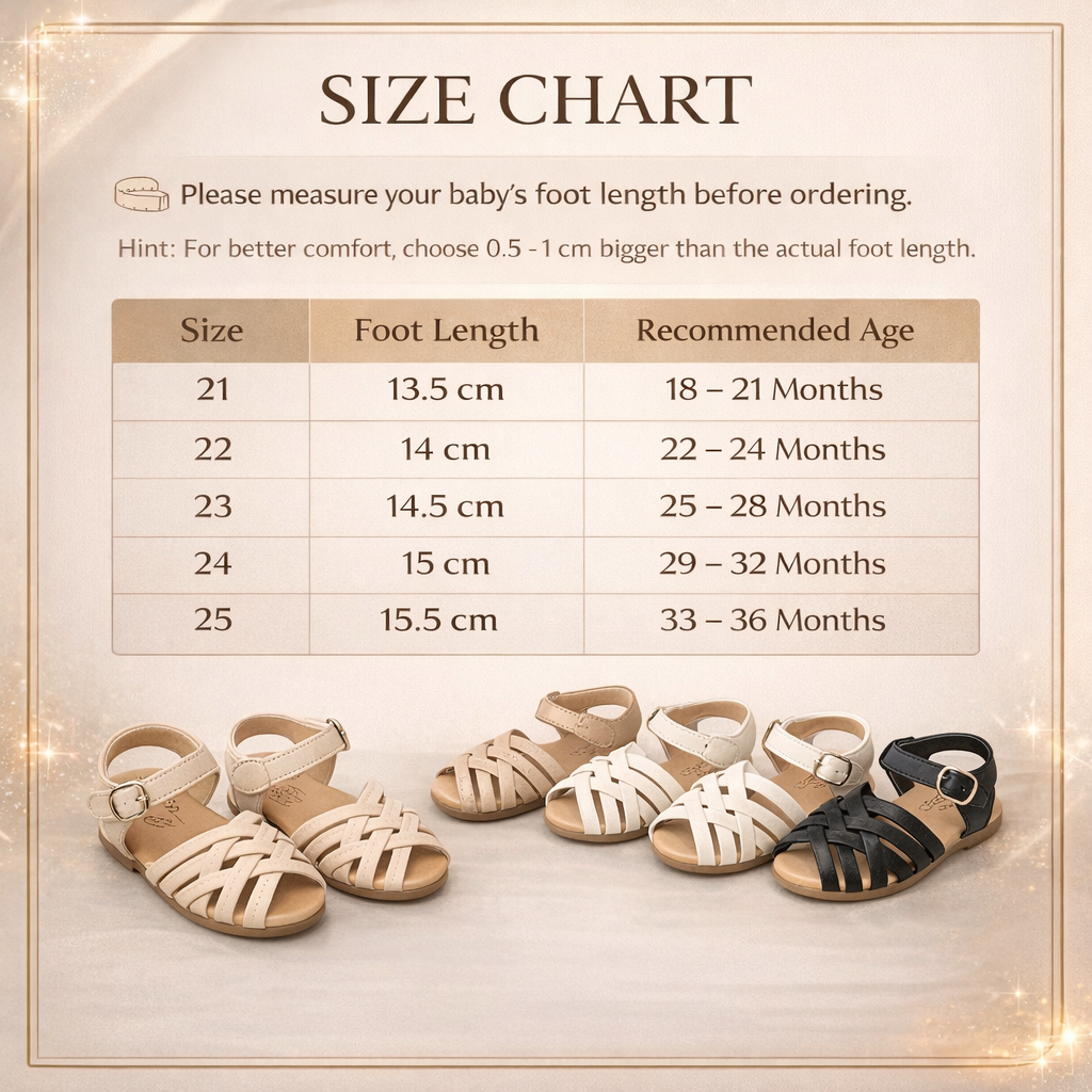 Kids Girls Cross Strap Summer Beach Leather Sandals (1.5 to 5 years)_img_10