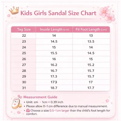 Kids Girls Flower Princess Sandal – Soft Comfortable Party Shoes for Baby Girls (1.5_img_2