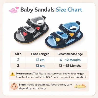 Baby Boys Summer Sandals | Soft Anti-Slip Toddler Shoes with Velcro Strap (6 to 18 months)_img_5