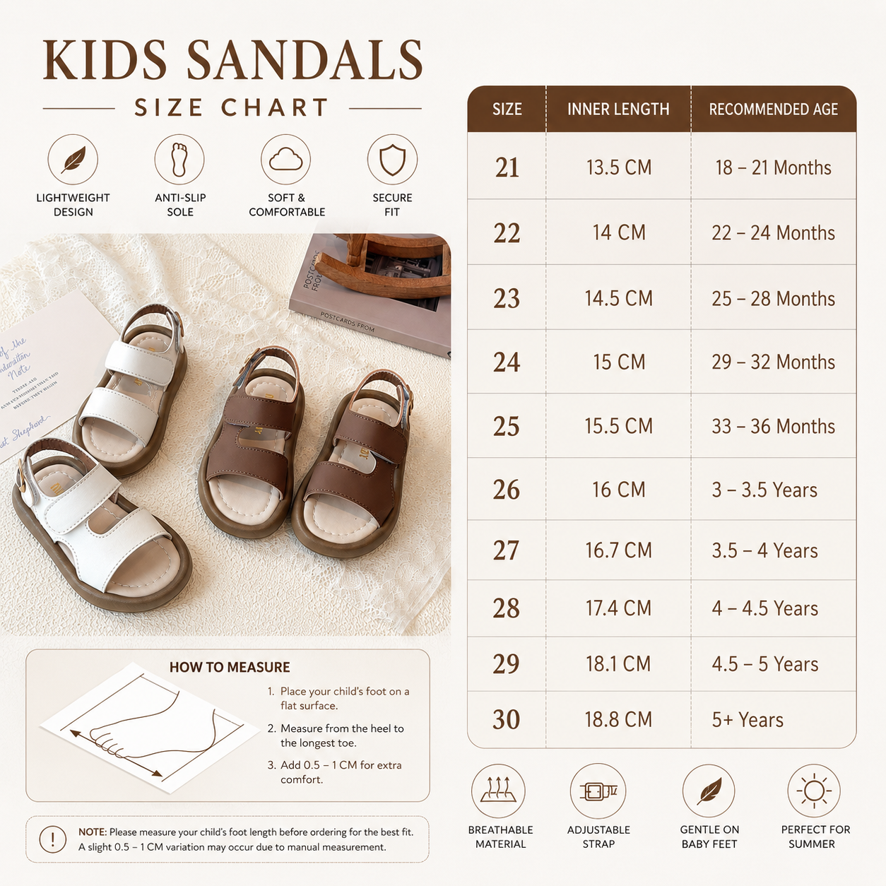 Kids Summer Stylish Soft Comfortable Open-Toe Beach Sandals (1.5 to 6 years)_img_9