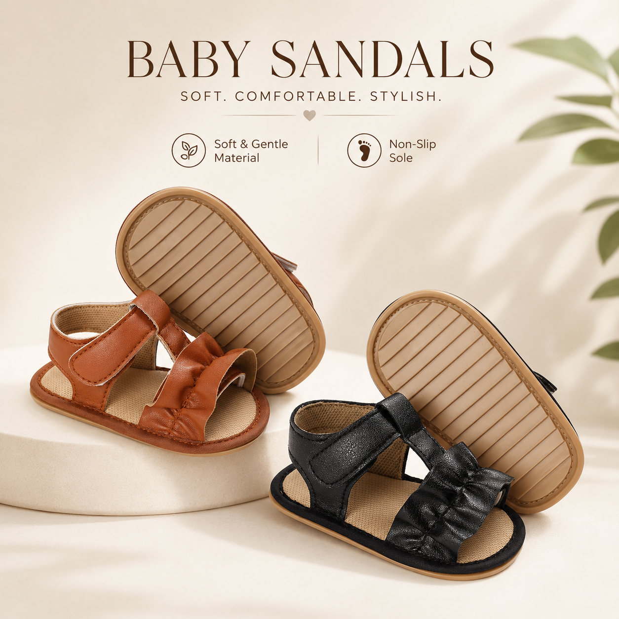 Baby Girls Summer Soft Anti-Slip Sole Toddler Sandal (6 to 18 months)_img_0