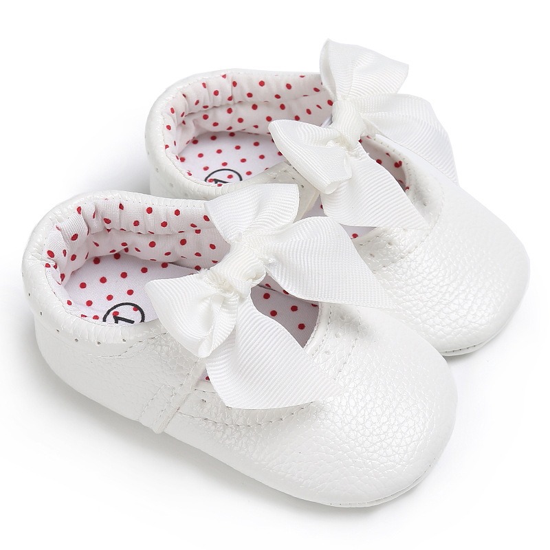 Baby Girls Bow Soft Sole Prewalker Party Shoes (0 to 12 months)_img_5