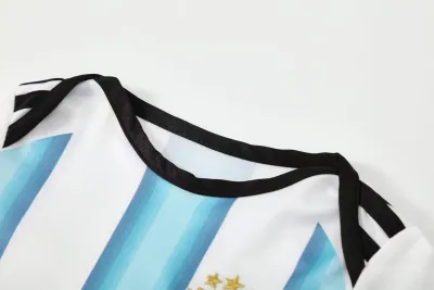 Baby Argentina World Cup 2026 Home / Away Jersey Romper Dress - Soft Cotton Football Jersey Bodysuit (0 to 12 months)_img_8
