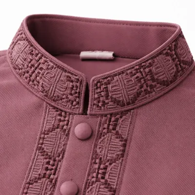 Kids Boy Premium Elegant China Vangchur Saffron EID Panjabi with Pant (2 to 8 years)_img_6