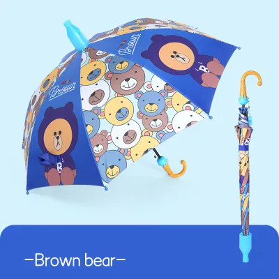 Kids Cartoon Printed Umbrella for Boys & Girls – Waterproof, UV Protection, Transparent Cover Safety Umbrella_img_11