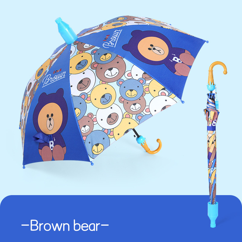 Kids Cartoon Printed Umbrella for Boys & Girls – Waterproof, UV Protection, Transparent Cover Safety Umbrella_img_11
