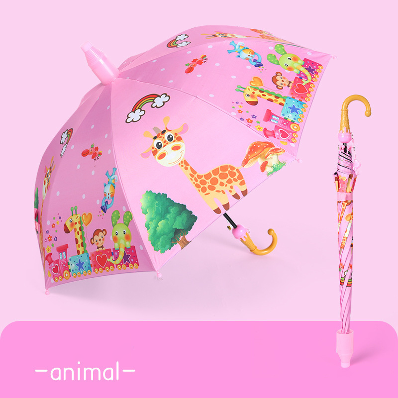 Kids Cartoon Printed Umbrella for Boys & Girls – Waterproof, UV Protection, Transparent Cover Safety Umbrella_img_15
