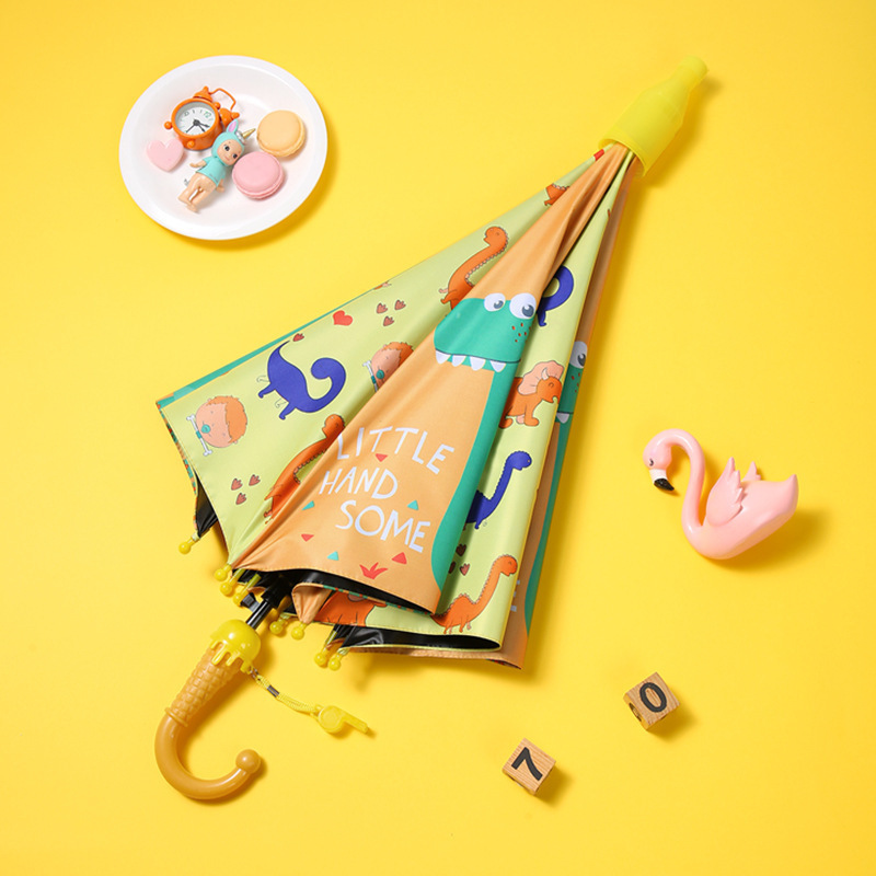 Kids Cartoon Printed Umbrella for Boys & Girls – Waterproof, UV Protection, Transparent Cover Safety Umbrella_img_3