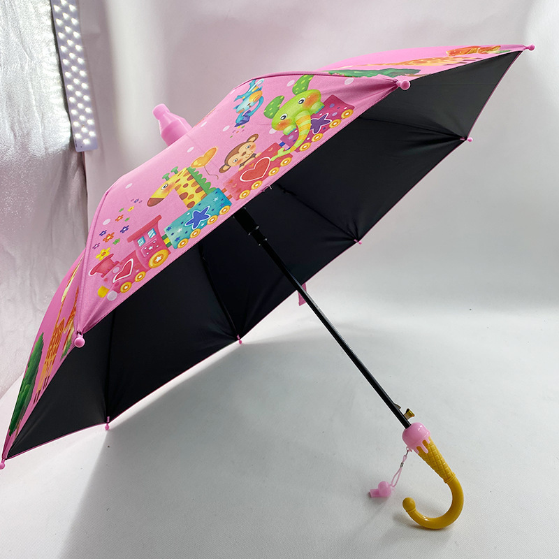 Kids Cartoon Printed Umbrella for Boys & Girls – Waterproof, UV Protection, Transparent Cover Safety Umbrella_img_1