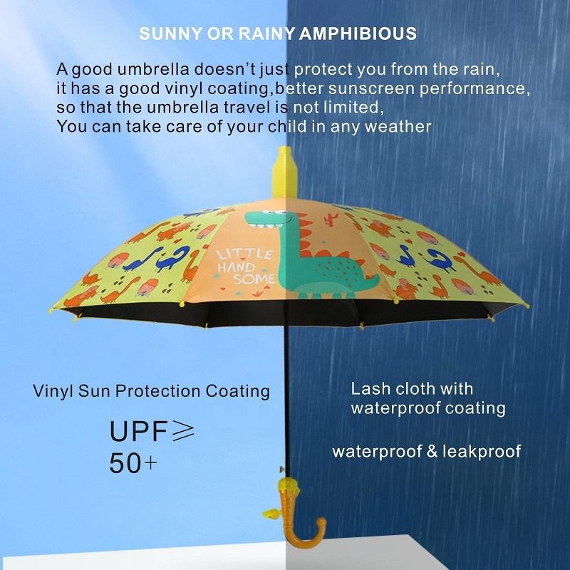 Kids Cartoon Printed Umbrella for Boys & Girls – Waterproof, UV Protection, Transparent Cover Safety Umbrella_img_2