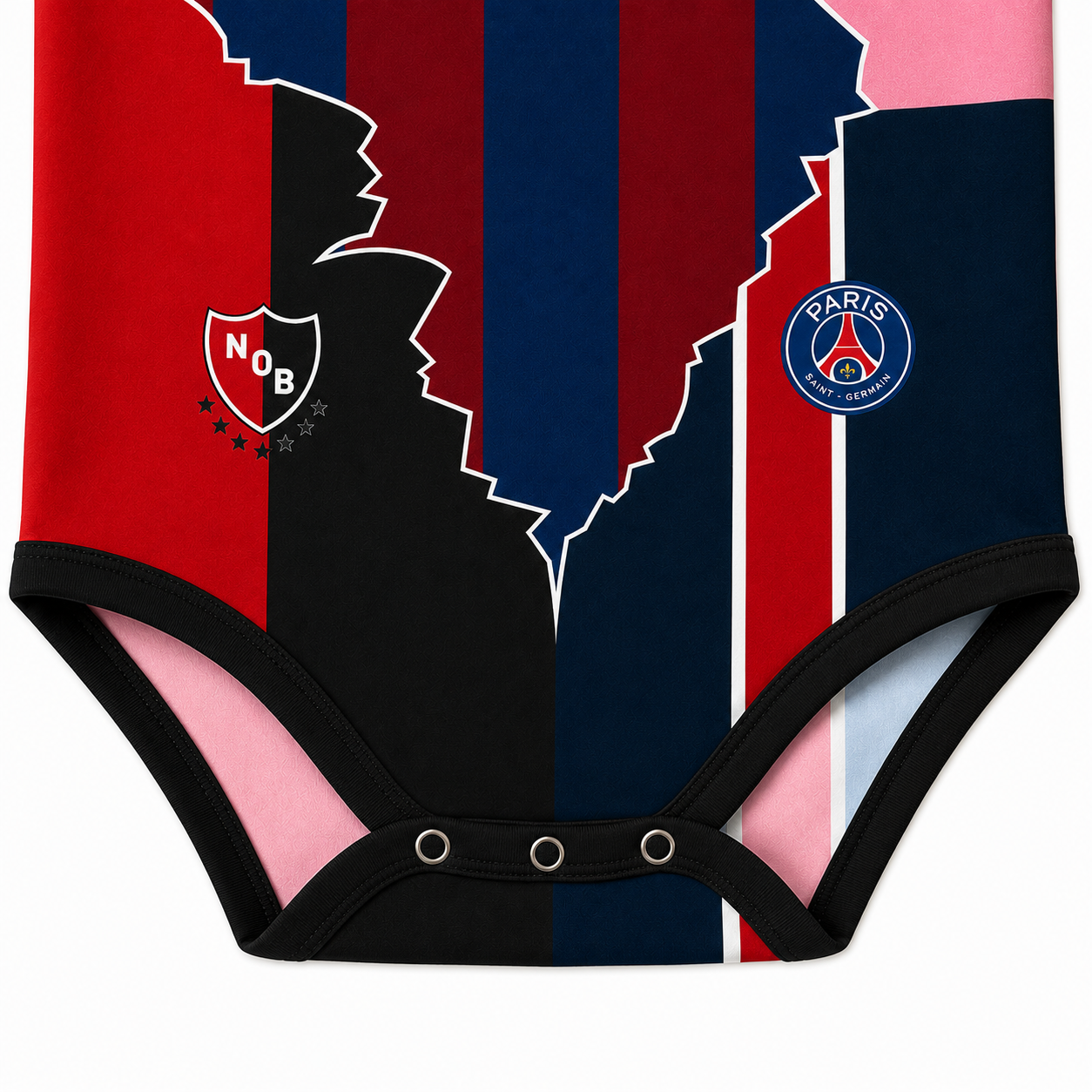 Baby Lionel Messi (LM10) Fusion Football Jersey Romper - Soft Cotton Football Jersey Bodysuit (0 to 12 months)_img_6