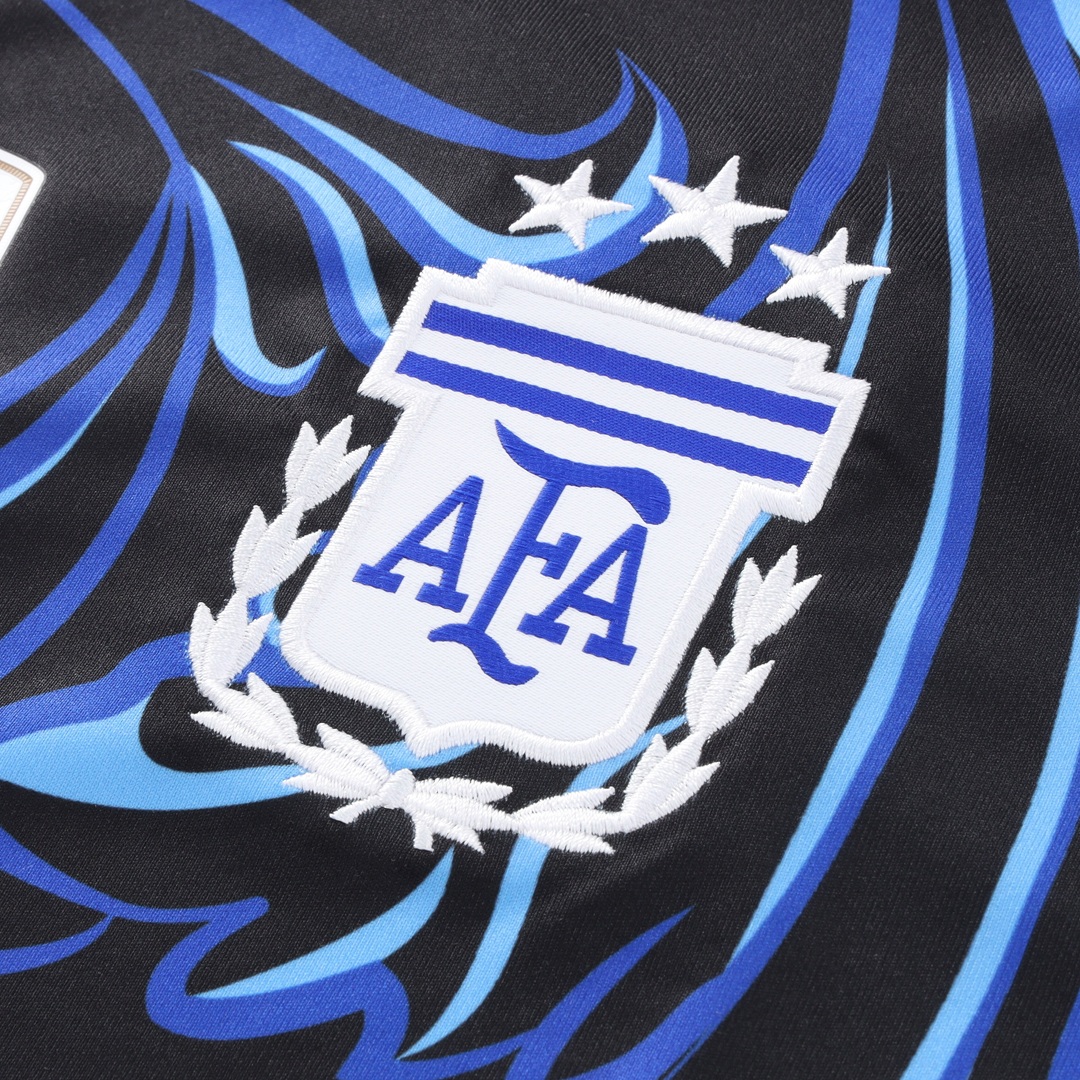 Men's Argentina Football World Cup 2026 CLIMACOOL Away Jersey – Breathable Premium Argentina Black Blue Football Official Jersey_img_9