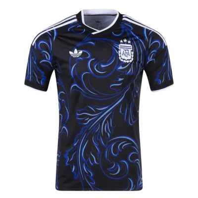 Men's Argentina Football World Cup 2026 CLIMACOOL Away Jersey – Breathable Premium Argentina Black Blue Football Official Jersey_img_6
