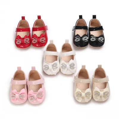 Baby Girl Rhinestone Bow Party Shoe (0 to 15 months) for ANGEL_img_0