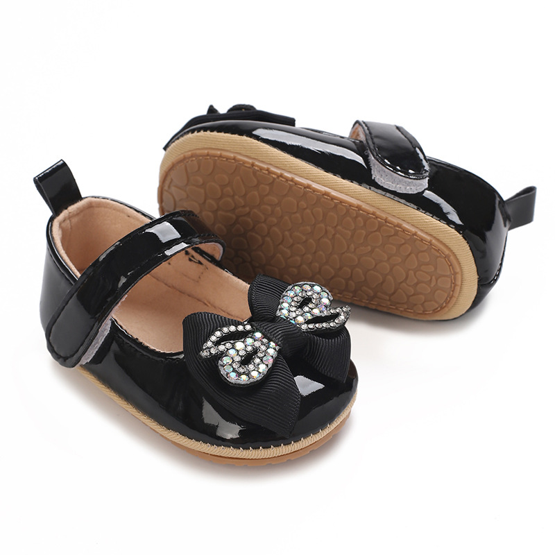 Baby Girl Rhinestone Bow Party Shoe (0 to 15 months) for ANGEL_img_1