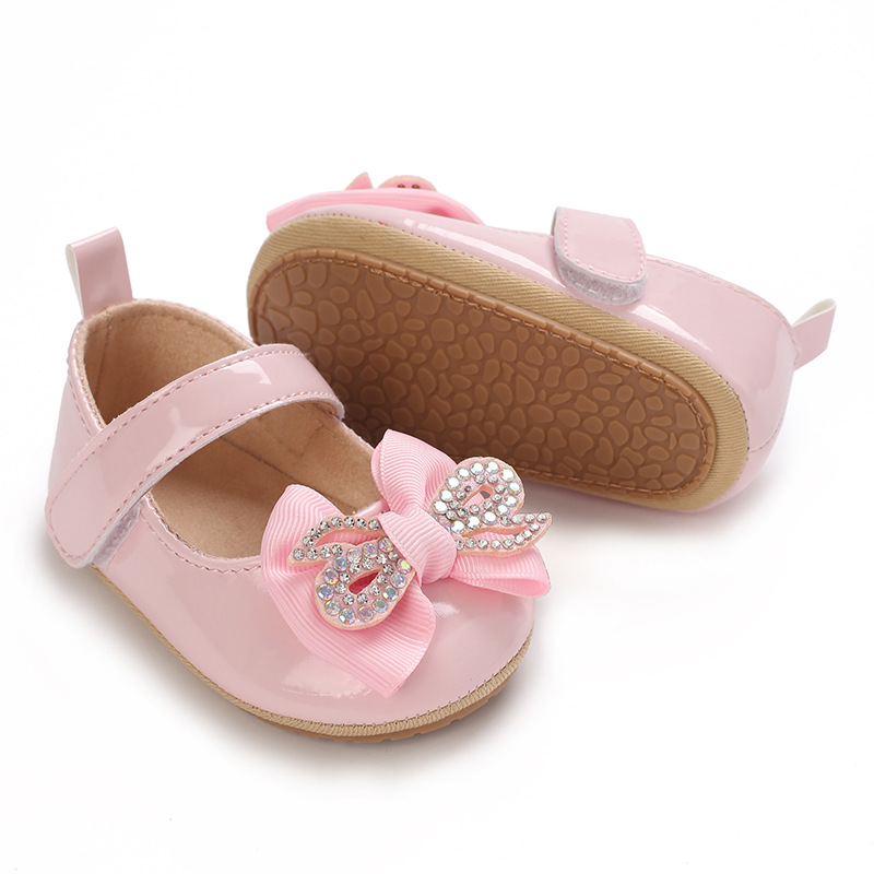Baby Girl Rhinestone Bow Party Shoe (0 to 15 months) for ANGEL_img_2