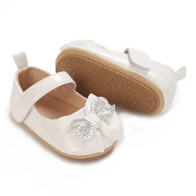 Baby Girl Rhinestone Bow Party Shoe (0 to 15 months) for ANGEL_img_3