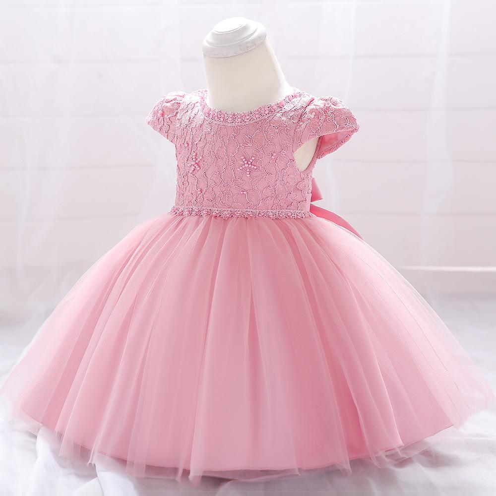 Kids Girls Lace Tulle Elegant Princess Party Dress ( 6 to 24 months)_img_5