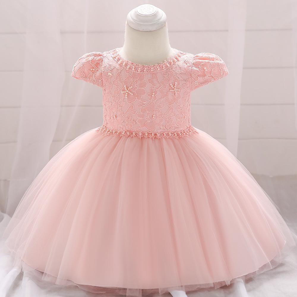 Kids Girls Lace Tulle Elegant Princess Party Dress ( 6 to 24 months)_img_3