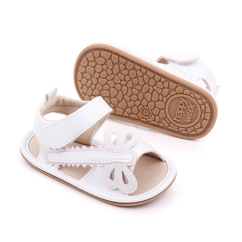Baby Girls Grasshopper Sandals – Soft Anti-Slip Summer Sandals for Infants (6-18 Months)_img_1