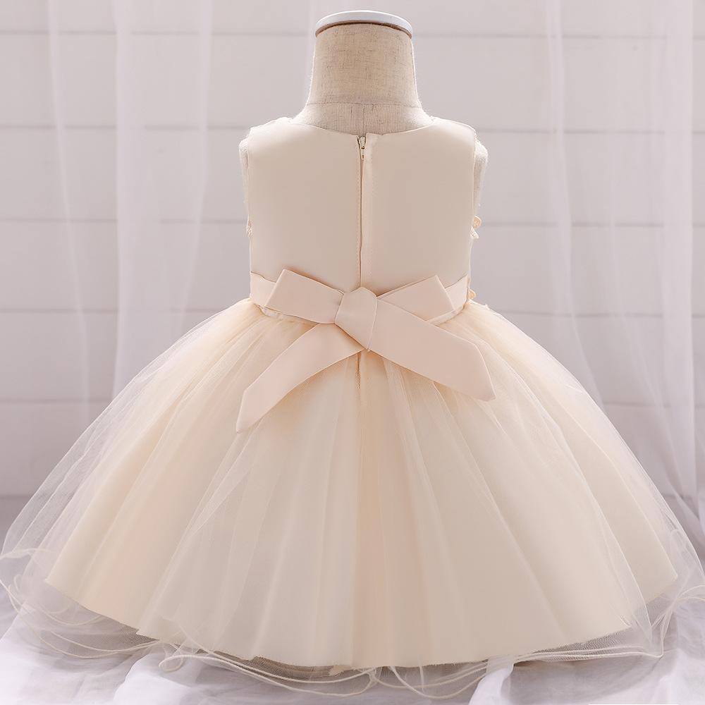 Kids Girls Elegant Princess Butterfly Embroidery Party Dress ( 6 to 24 months)_img_7