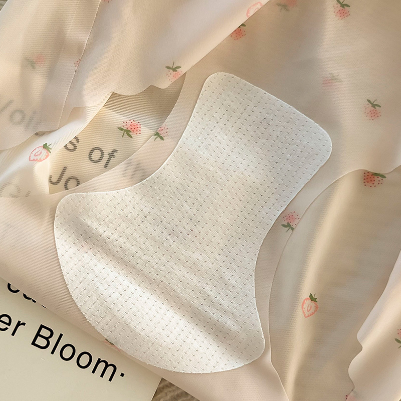 Ice Silk Seamless Underwear Panties Ultra-thin Briefs Strawberry Print Breathable Underpants Lingerie_img_8