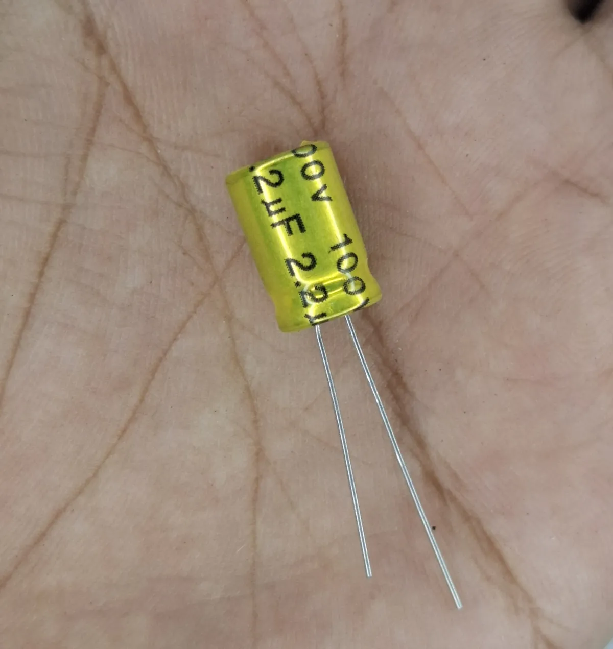 100V 2.2uf Non polar Capacitor for Twitter speaker