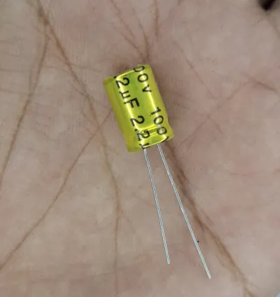 100V 2.2uf Non polar Capacitor for Twitter speaker_img_0