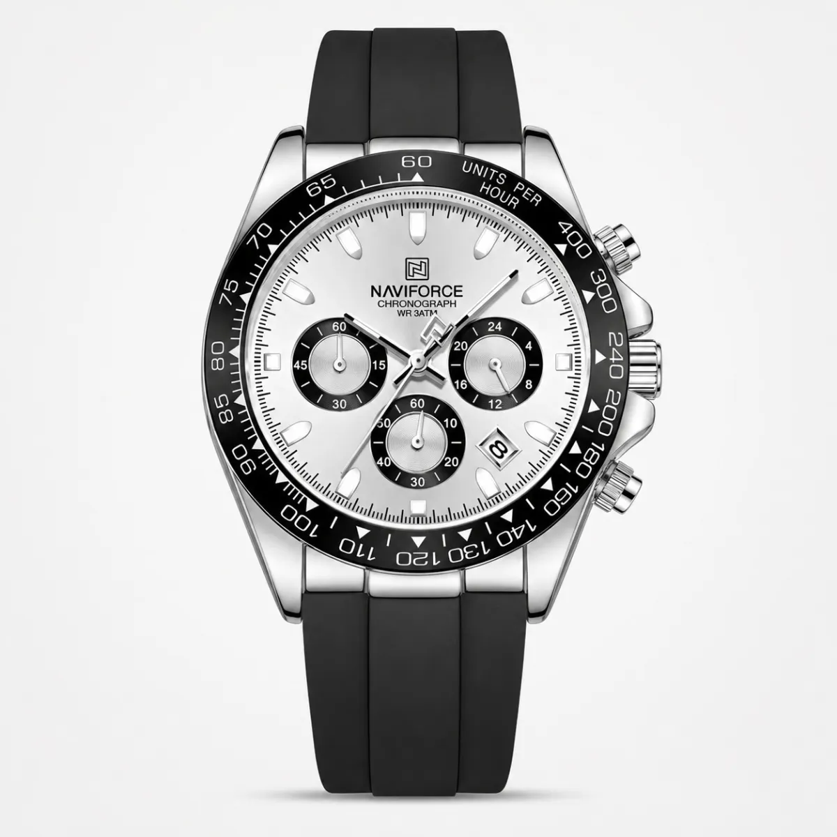 Naviforce 8054 (Black White)