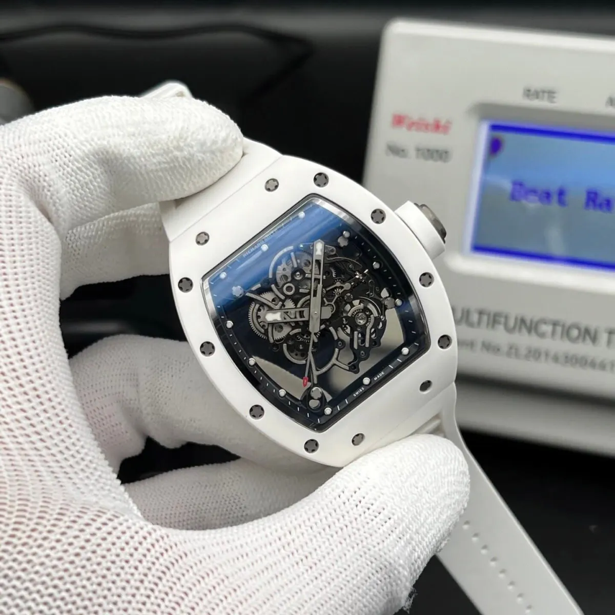 Richard Mille RM 055 Bubba Watson featuring a skeletonized/ Swiss 1:1