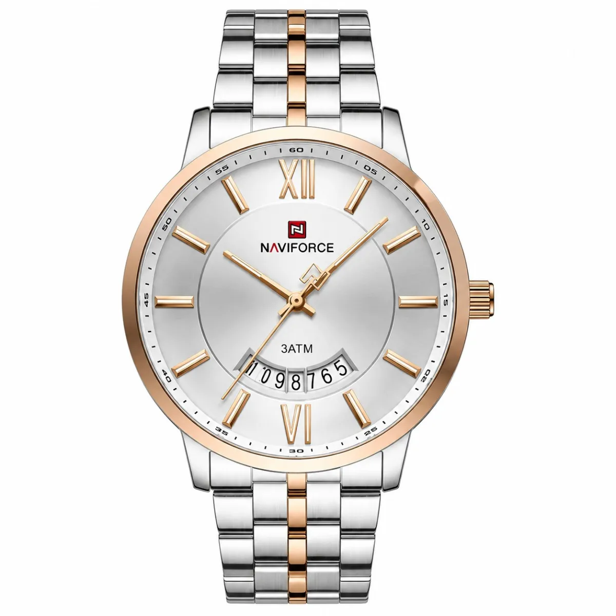 Naviforce 9238 for Men (Silver rose)