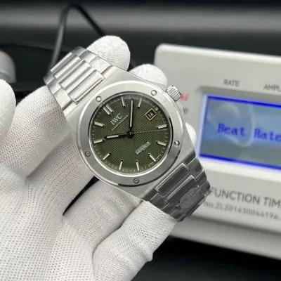 IWC Ingenieur Automatic40mm Stainless Steel Watch, Specifically The Green Dial"Sonny Hayes Edition" Inspired By The Film F1 Swiss 1:1 Grade (Pre-Order)_img_5