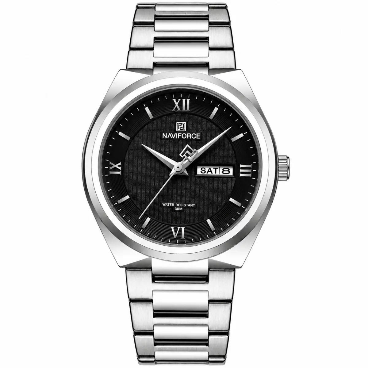 Naviforce 8030 CH (Silver Black)