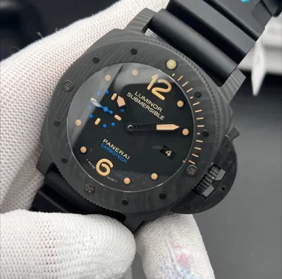 Panerai PAM00616 Carbotech — 47mm lightweight Carbotech case, black rubber strap, and Swiss 1:1 Grade finishing for a bold luxury diving experience(pre-order)_img_7