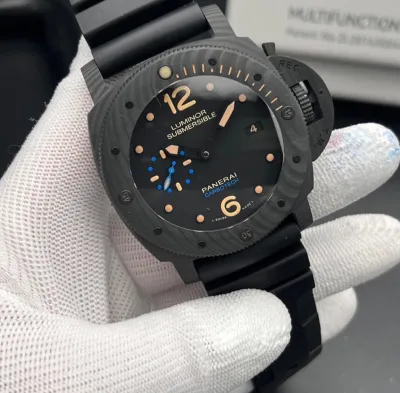 Panerai PAM00616 Carbotech — 47mm lightweight Carbotech case, black rubber strap, and Swiss 1:1 Grade finishing for a bold luxury diving experience(pre-order)_img_4