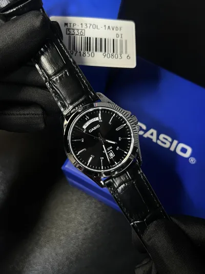 Casio Enticer Day Date Leather Belt Watch MTP-1370L-1AVDF_img_2