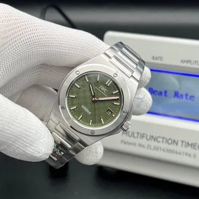 IWC Ingenieur Automatic40mm Stainless Steel Watch, Specifically The Green Dial"Sonny Hayes Edition" Inspired By The Film F1 Swiss 1:1 Grade (Pre-Order)_img_0