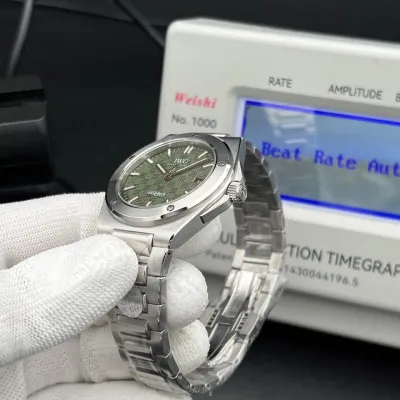 IWC Ingenieur Automatic40mm Stainless Steel Watch, Specifically The Green Dial"Sonny Hayes Edition" Inspired By The Film F1 Swiss 1:1 Grade (Pre-Order)_img_2