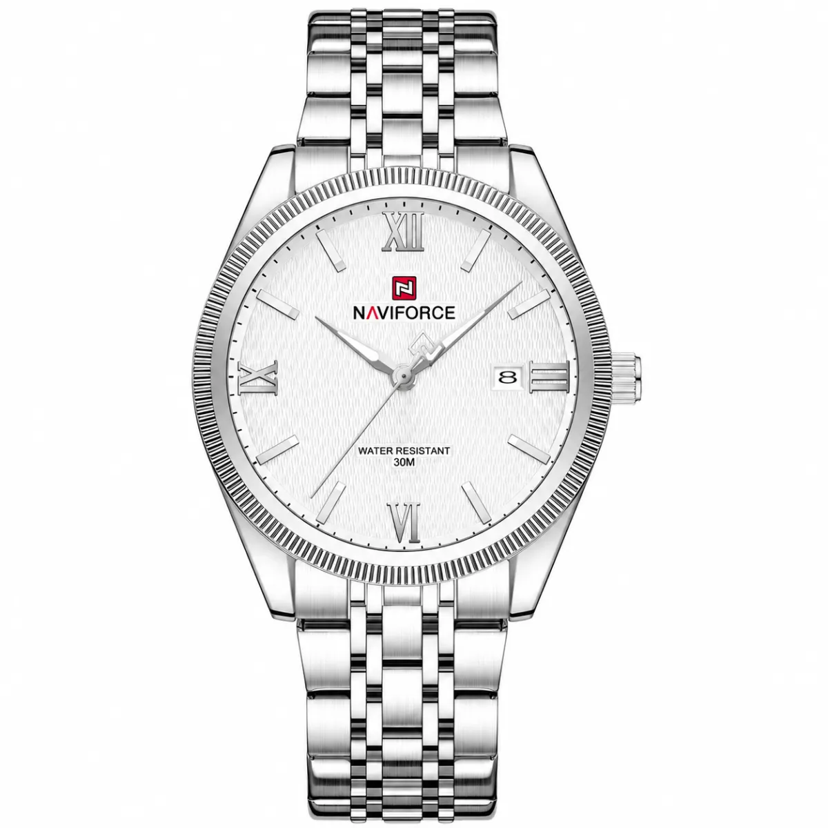 Naviforce 9282 For Men (Silver)