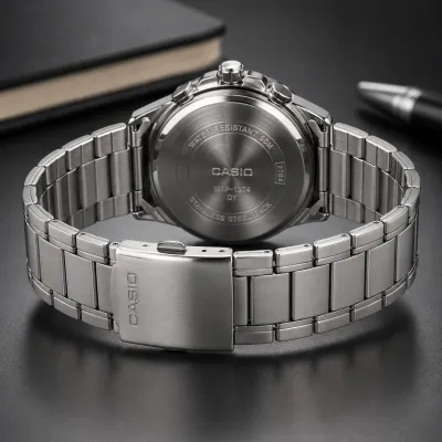 Casio Enticer Multifunction Silver Chain Watch MTP-1374D-7AVDF_img_3