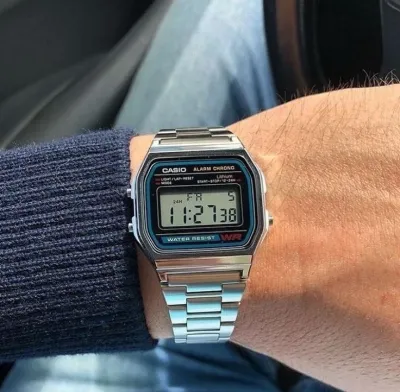 Casio Retro Watch A158WA-1DF Classic Digital Men’s_img_2