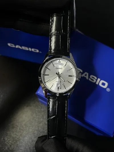 Casio Enticer Day Date Leather Belt Watch MTP-1370L-7AVDF_img_2