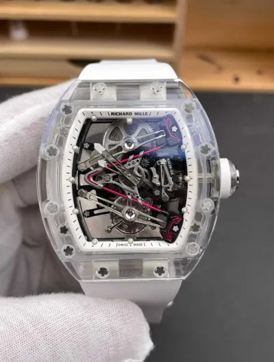 RM 38-02 Tourbillon Bubba Watson — White luxury design, advanced tourbillon movement, and Swiss 1:1 grade(pre-order)_img_0