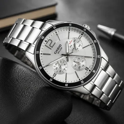 Casio Enticer Multifunction Silver Chain Watch MTP-1374D-7AVDF_img_2